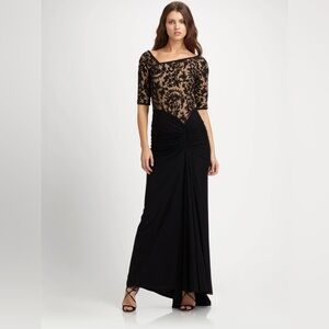 Tadashi Shoji Lace Gown Size 8